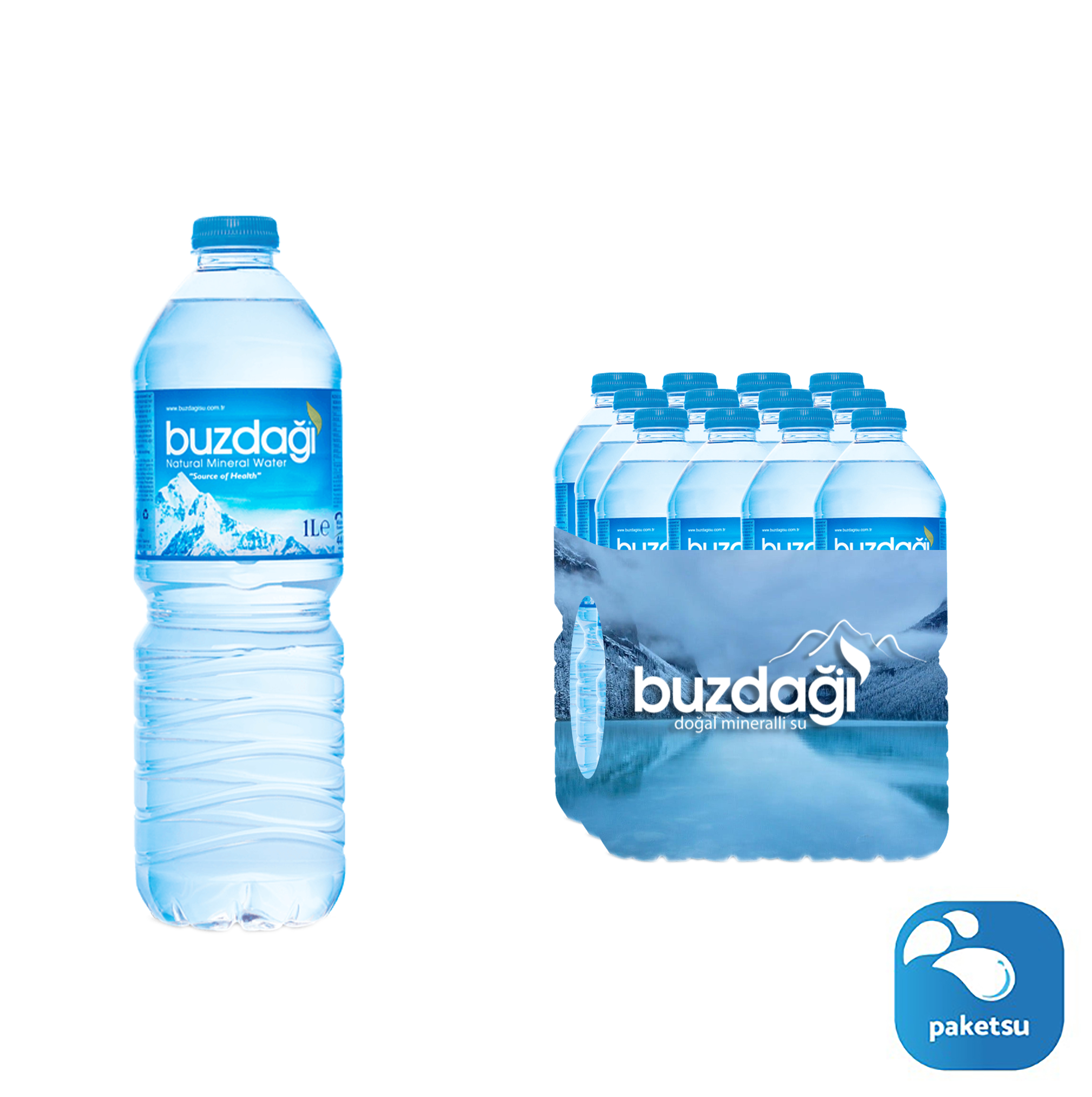 Buzdağı Buzdağı 1 lt Pet Şişe