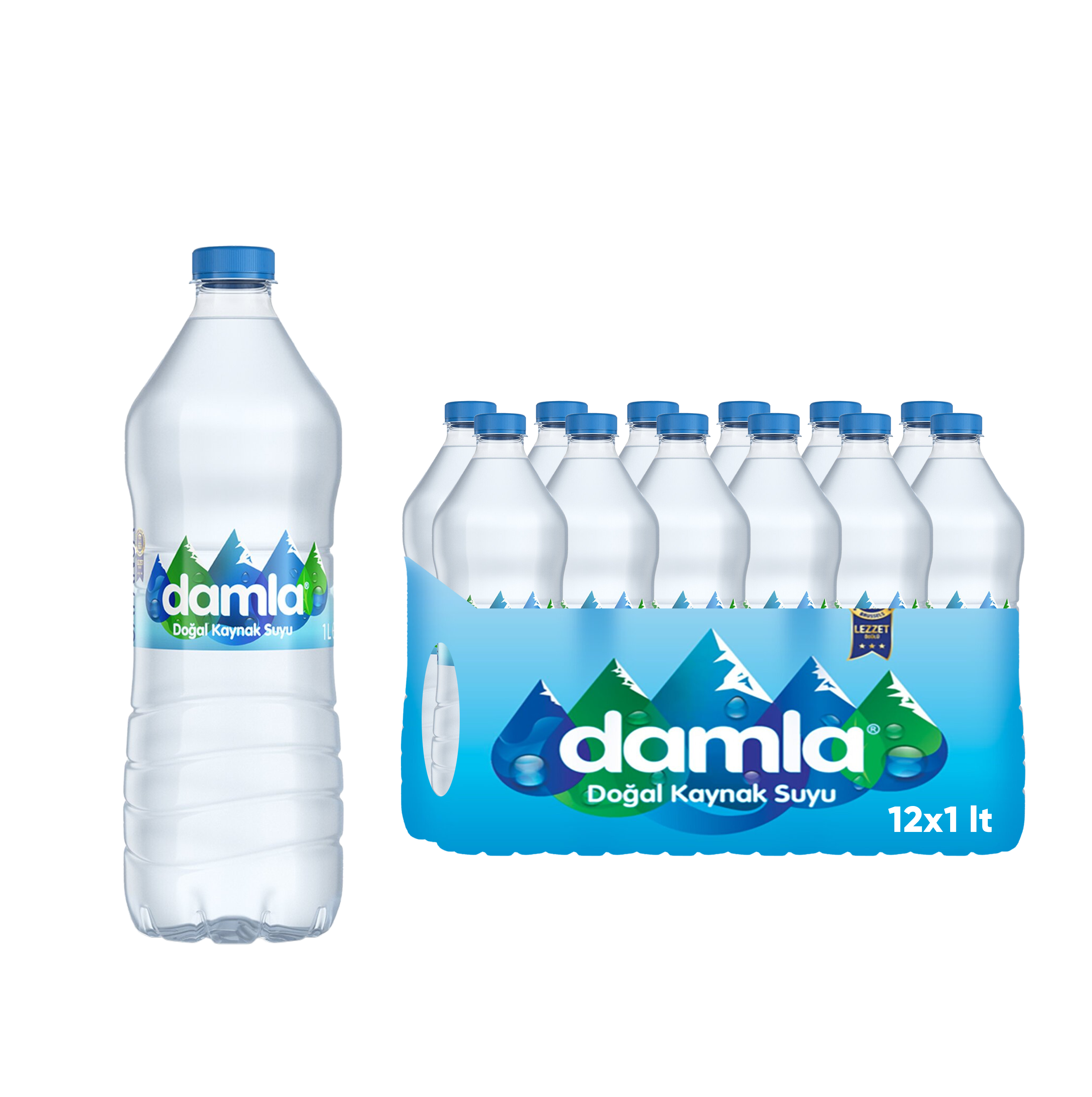 Damla Damla 1 lt Pet Şişe