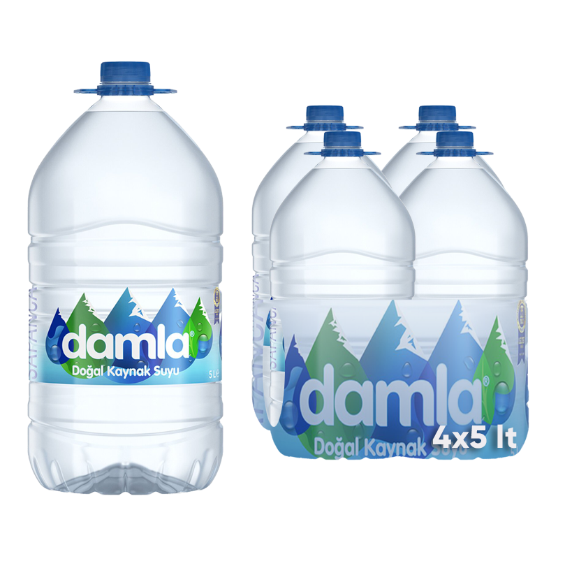 Damla Damla 5 lt Pet Şişe