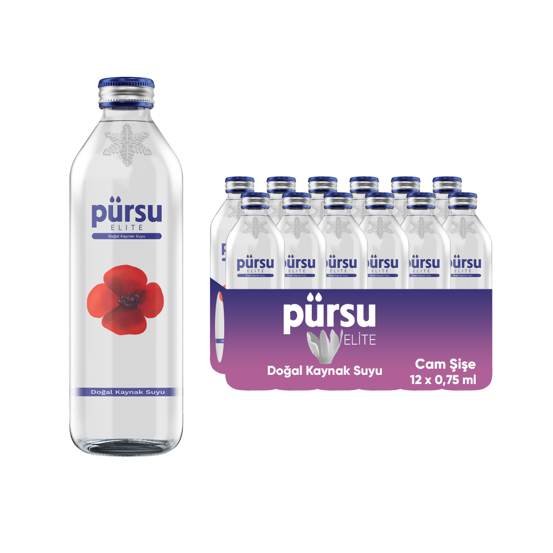 Pürsu Pürsu 750 ml Cam Şişe
