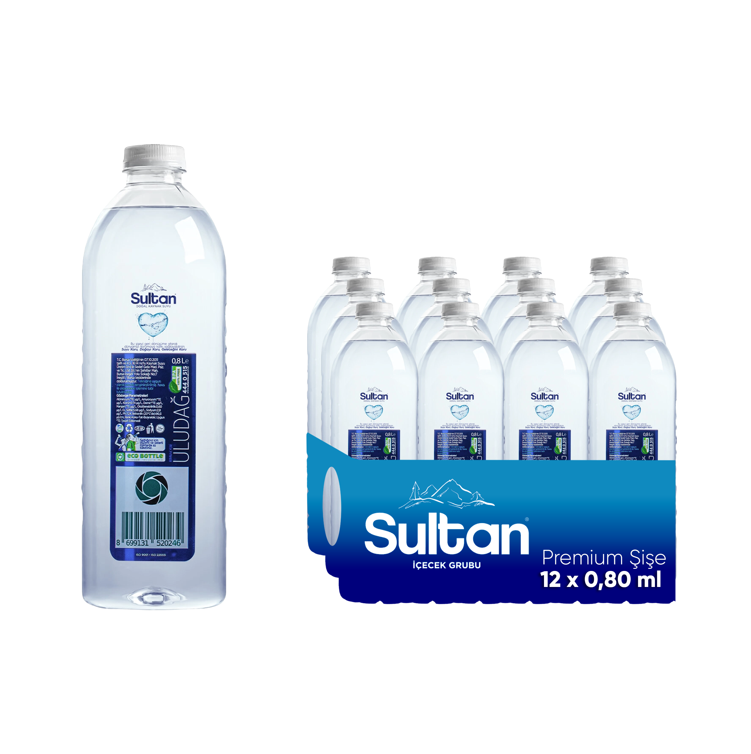 Sultan Sultan 800 ml Premium Şişe